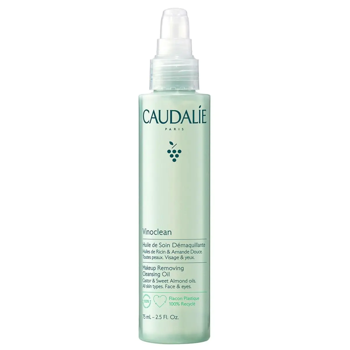 Caudalie Vinoclean ulje za skidanje šminke, 75 ml
