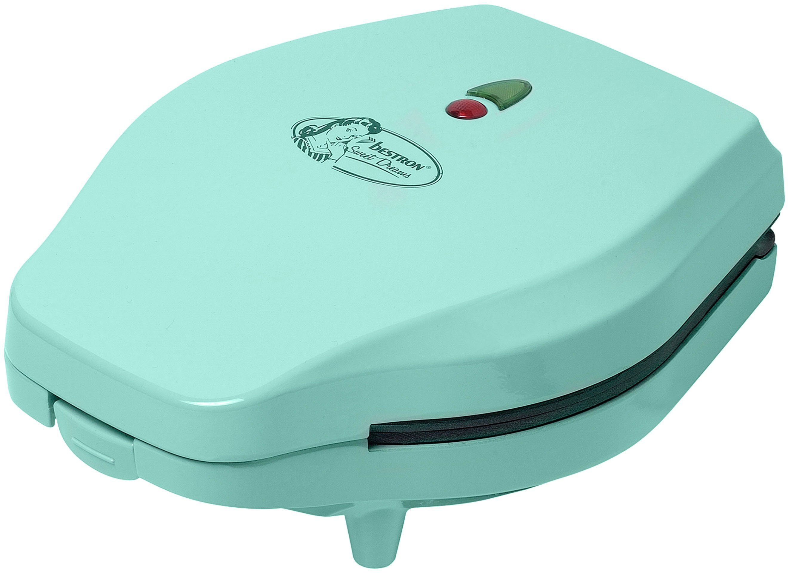 bestron Cakepop-Maker DCPM12, Retro Design, 700 W, inkl. Cake-Pop-Butler, Gabel, 12 Cake-Pop-Sticks, Antihaftbeschichtung
