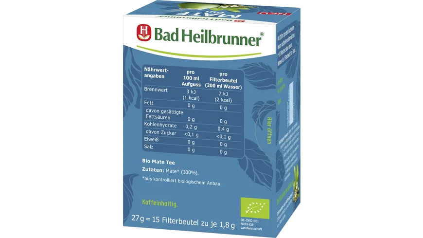 Bad Heilbrunner Bio Mate Pur 27 g
