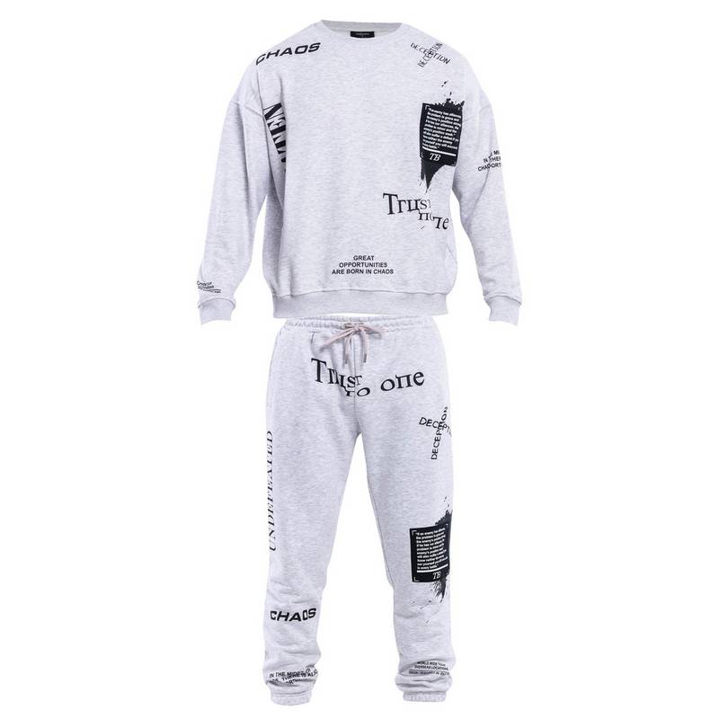 Tom Barron mit Schriftzügen Jumpsuit Herren