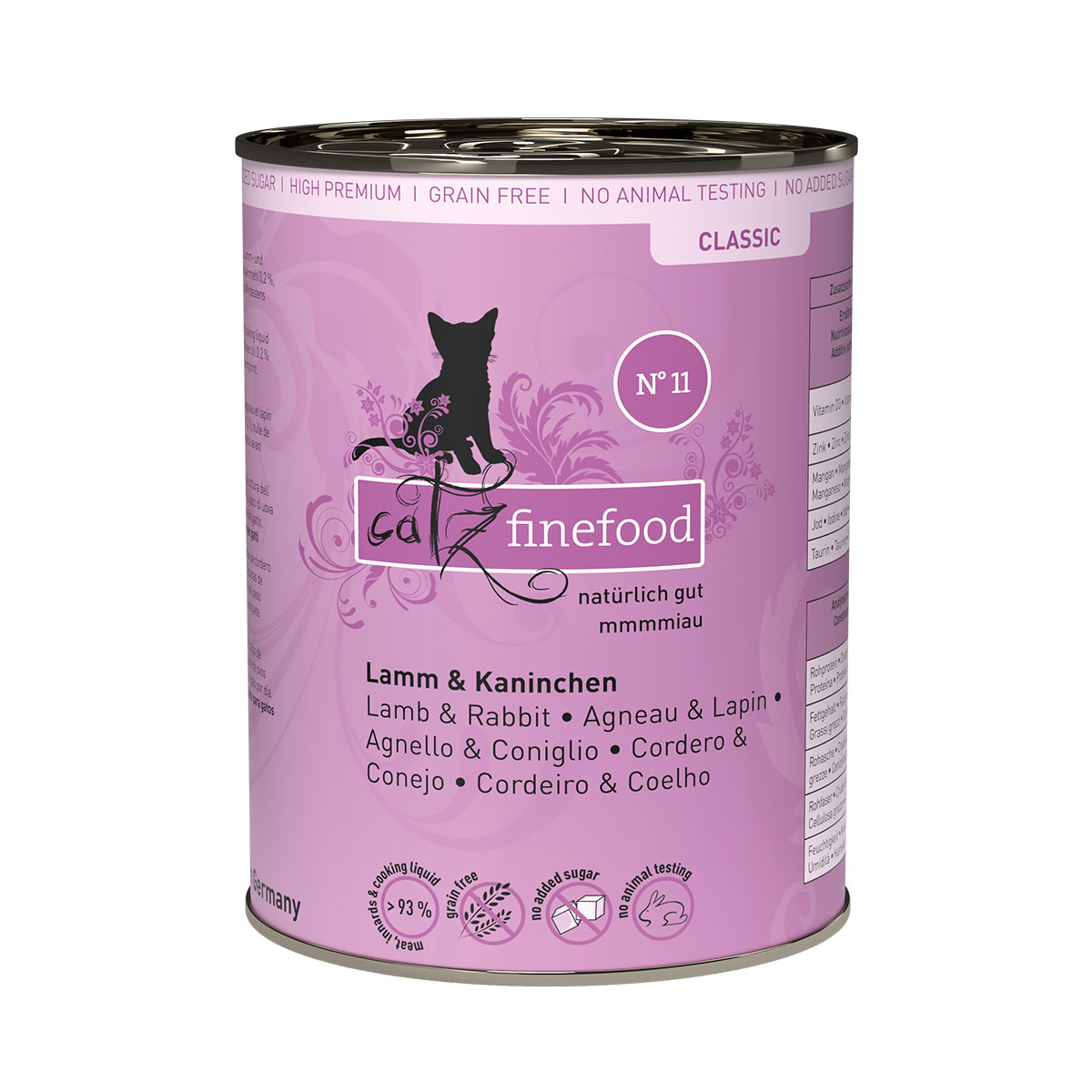 Catz Finefood Classic N° 11 - Lamm & Kaninchen bei ZooRoyal