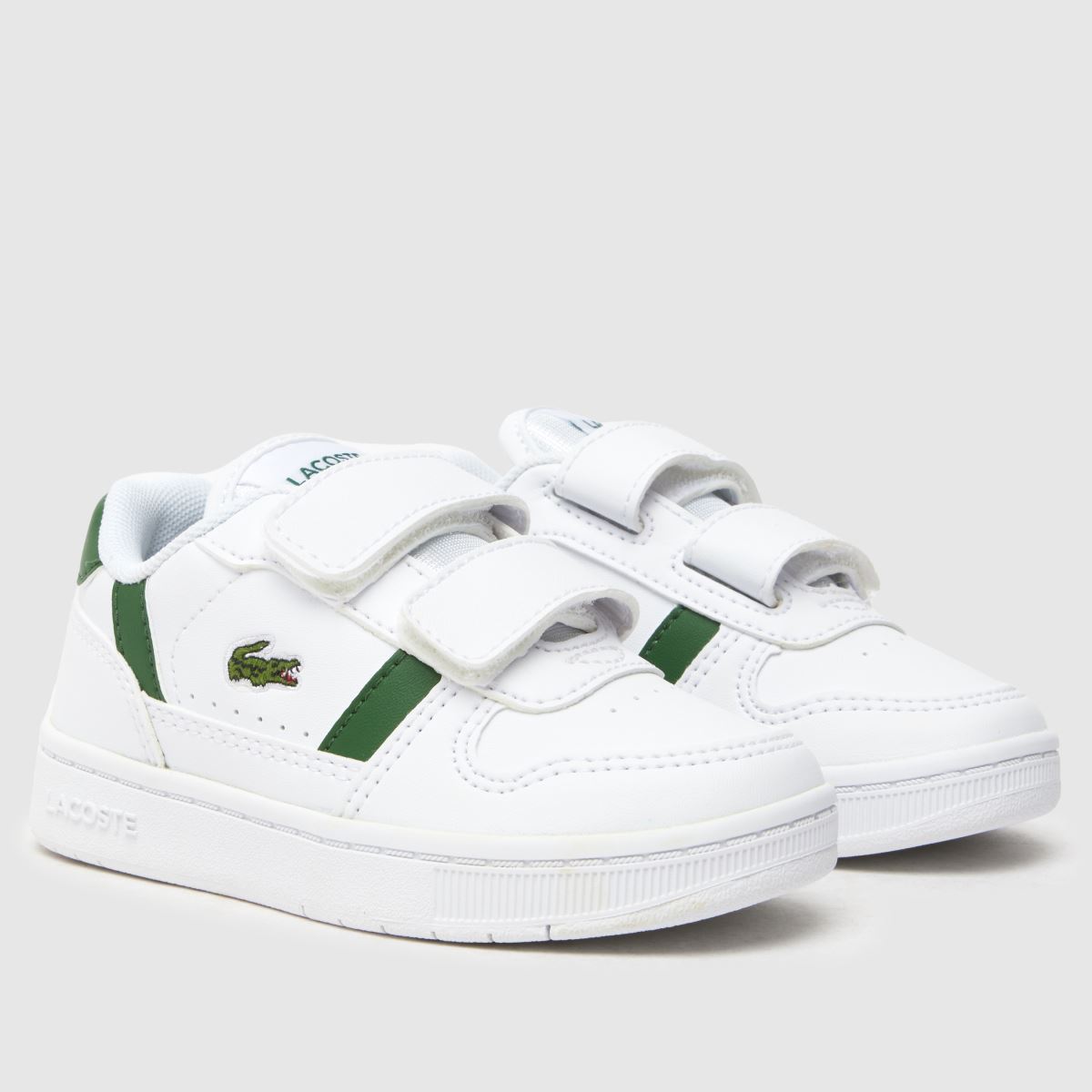 Lacoste vit & grön t-clips-set för småbarn