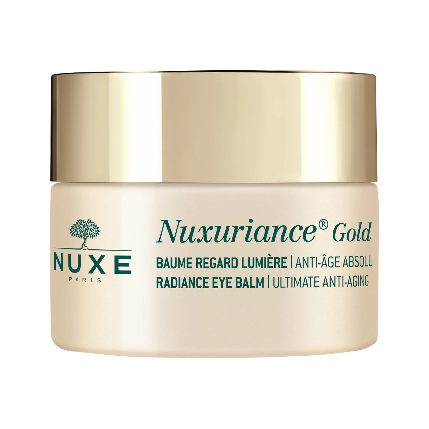 Bálsamo Iluminador para Ojos Nuxuriance Gold - Contorno de Ojos Antiarrugas