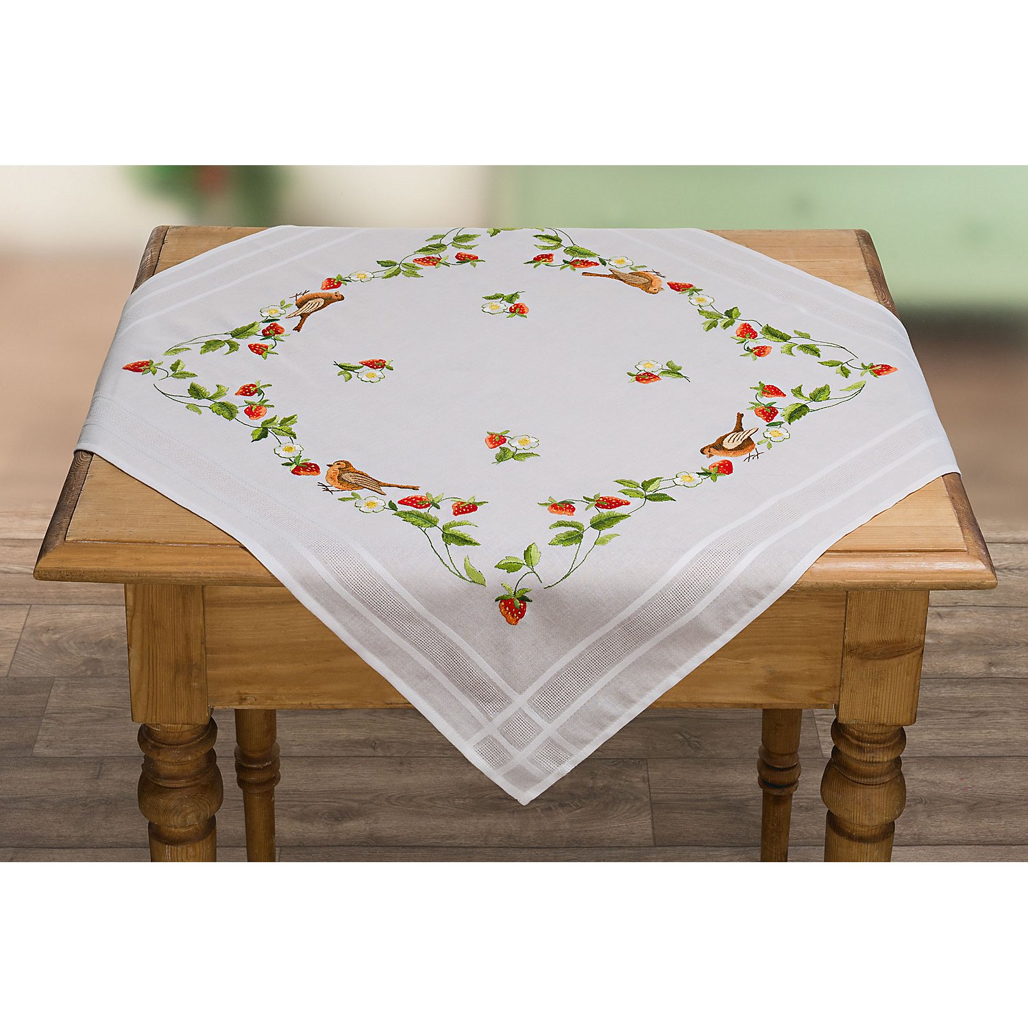 Stickmitteldecke 