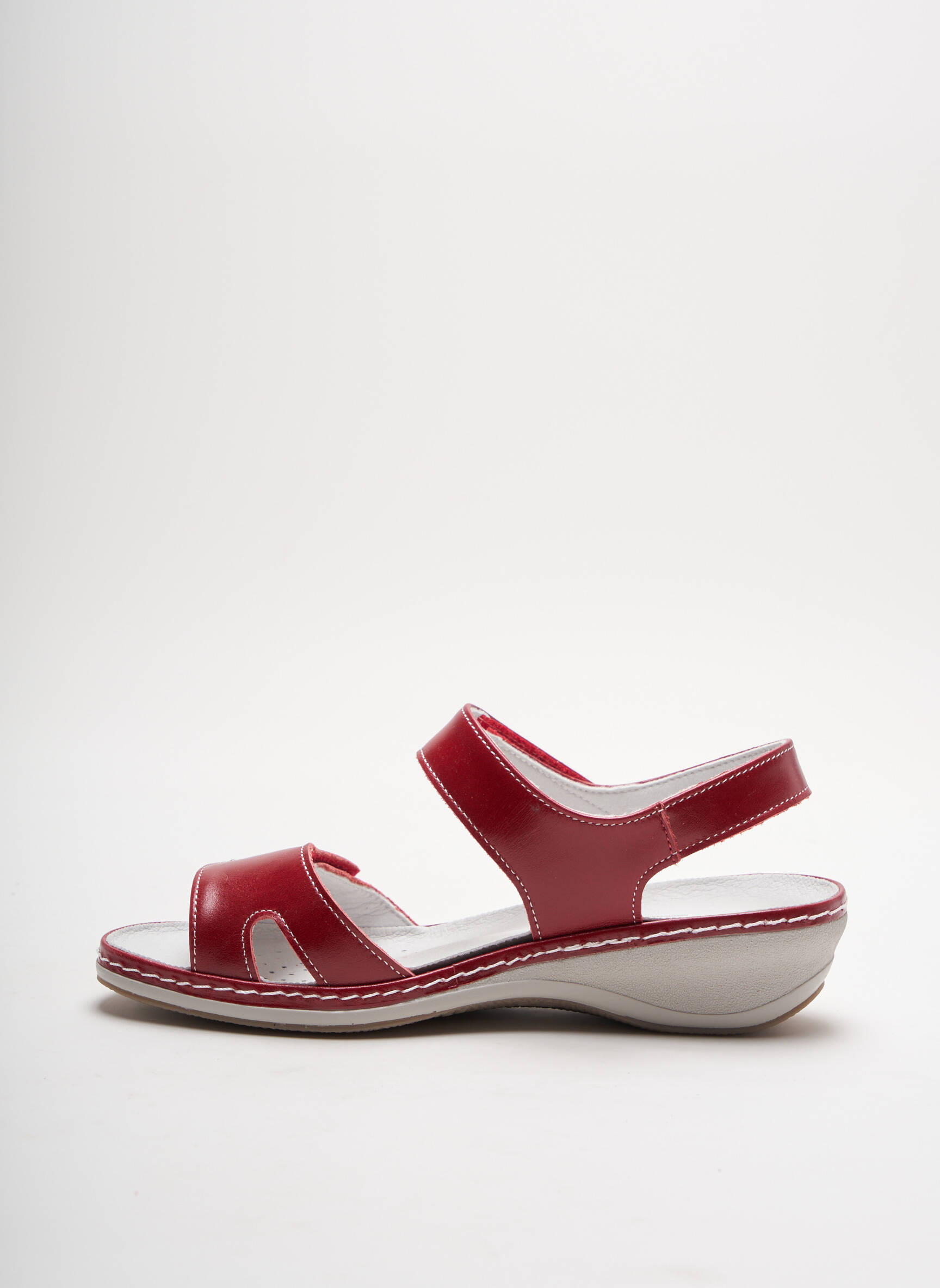Suave Sandales Nu Pieds Femme couleur rouge