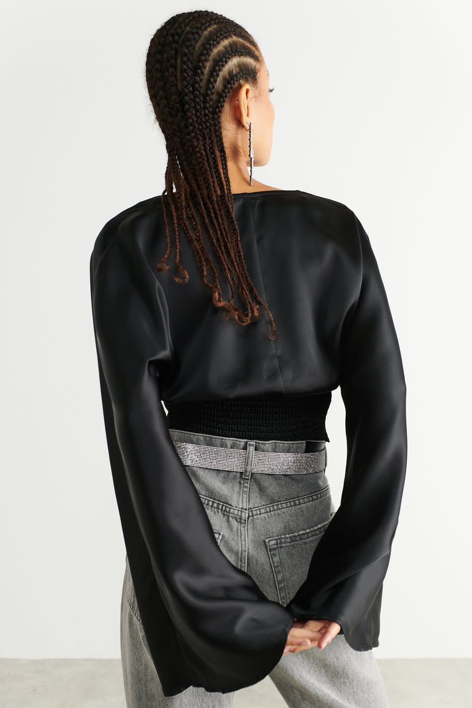 Julie satin blouse