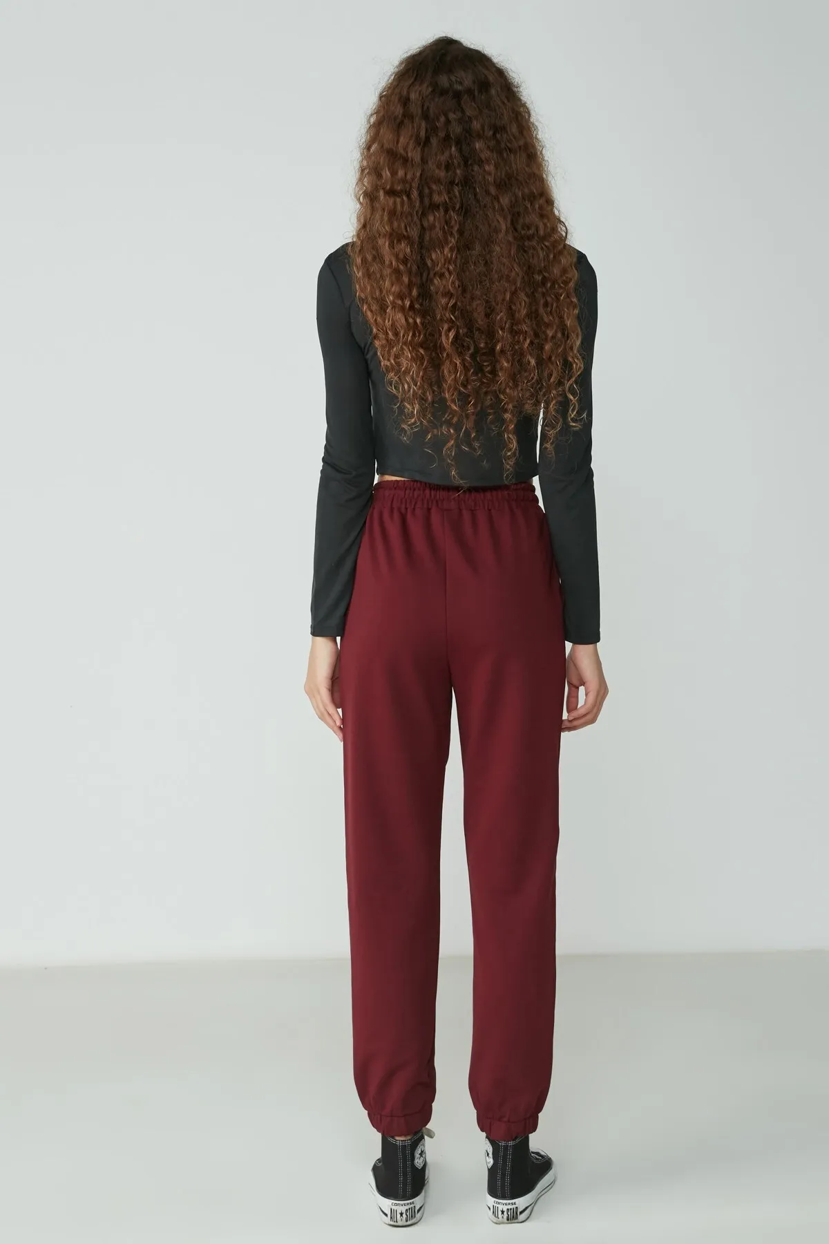 C&City  Basic Jogger-Jogginghose 734 Weinrot