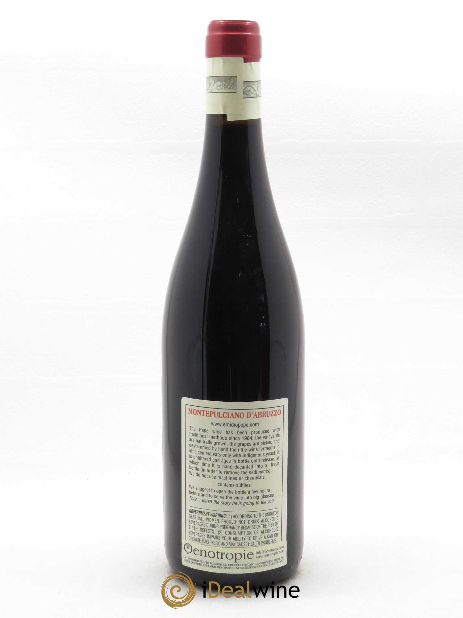 Montepulciano d'Abruzzo DOC Vieilles vignes Emidio Pepe  2010 - Lot de 1 Bouteille