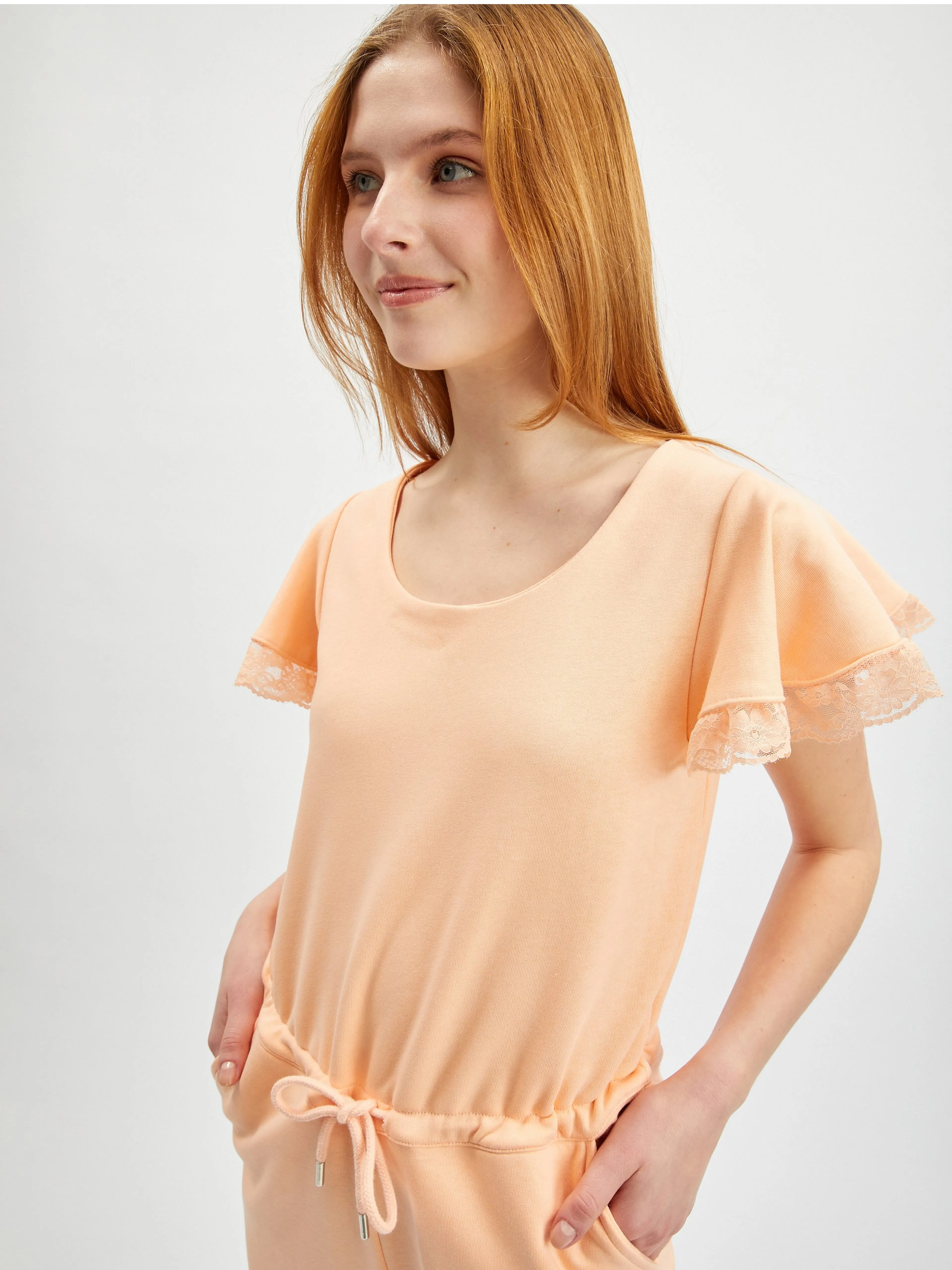 Apricotfarbener Damen-Jumpsuit ORSAY