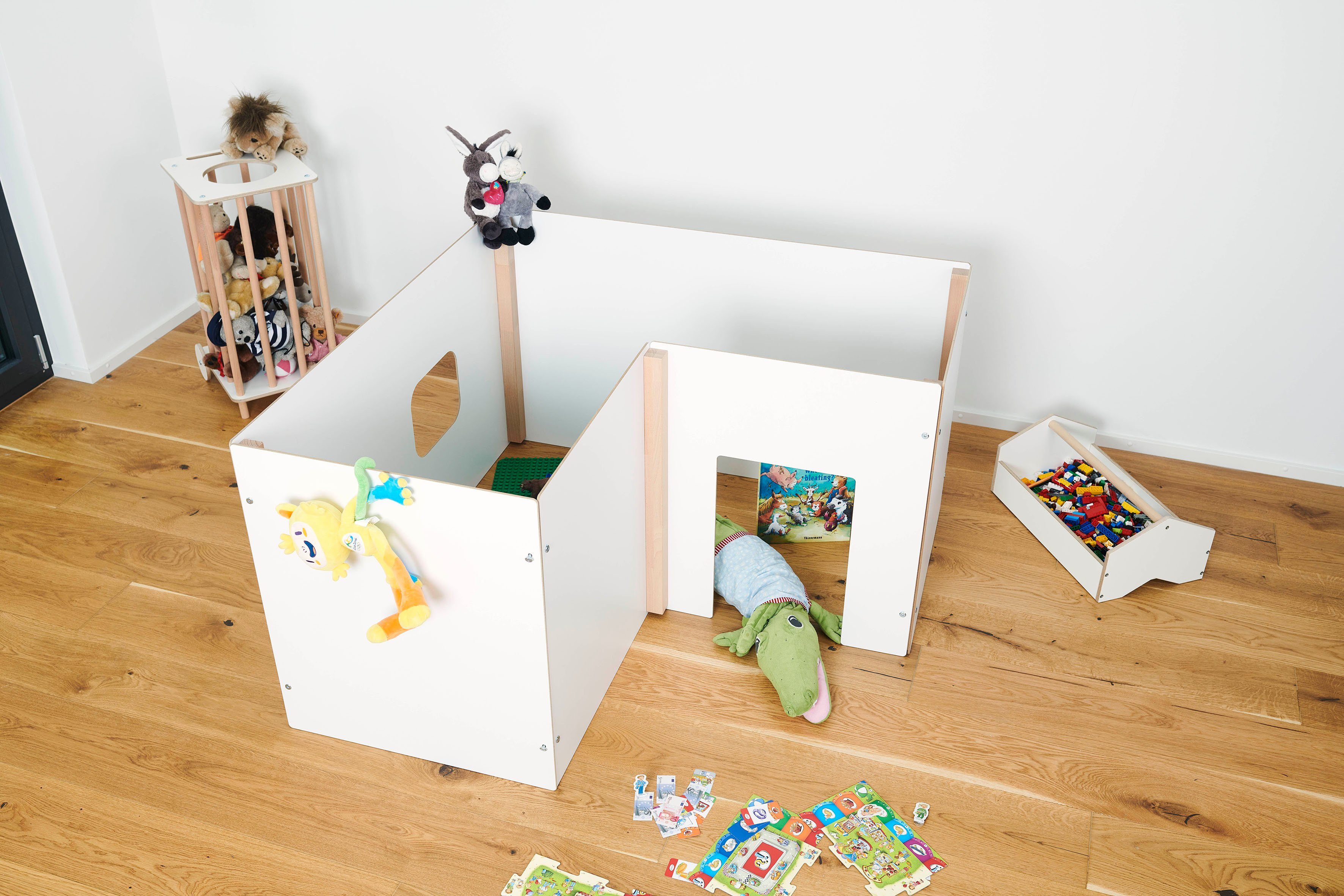 Tojo Raumteiler kids Wand, Set 6-tlg., Spielwand für individuelle Spielwelten, Höhe 70 cm