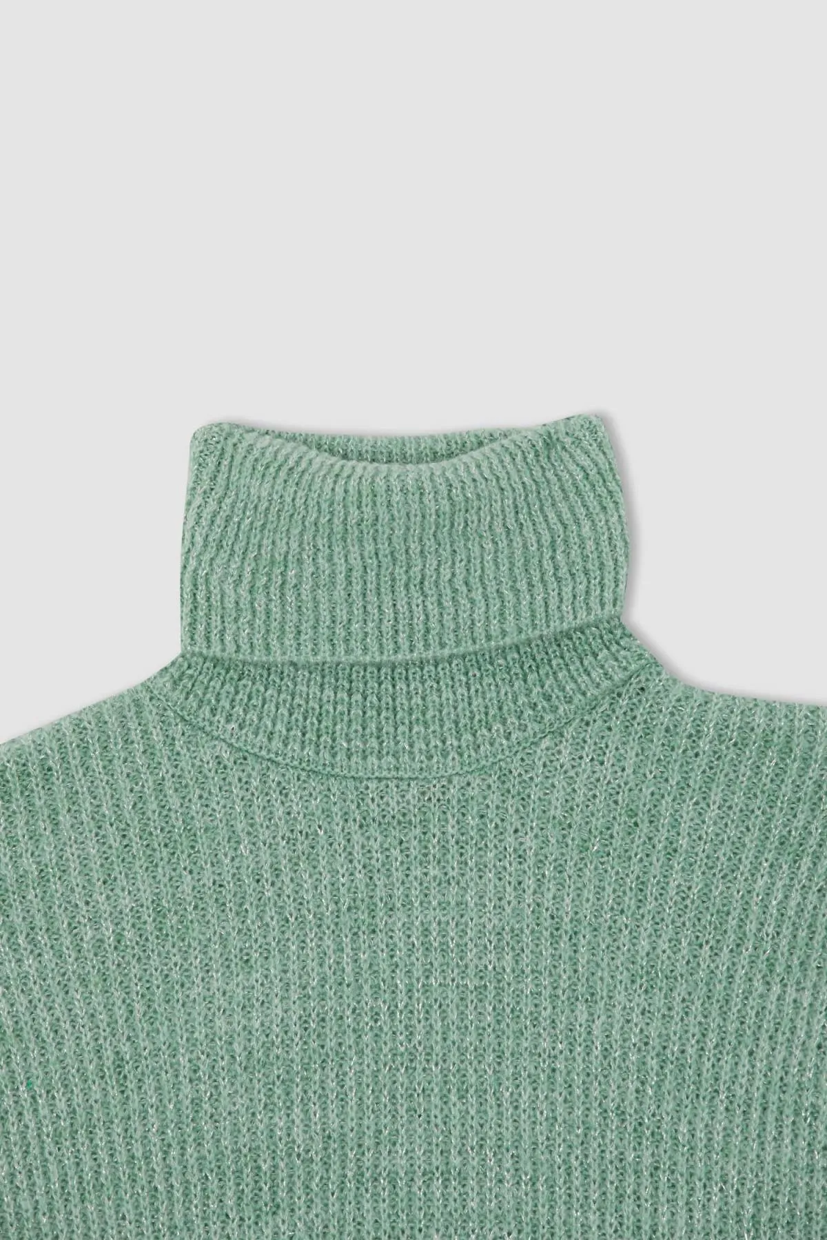 DeFacto  Relax Fit Rollkragenpullover mit Glitzer