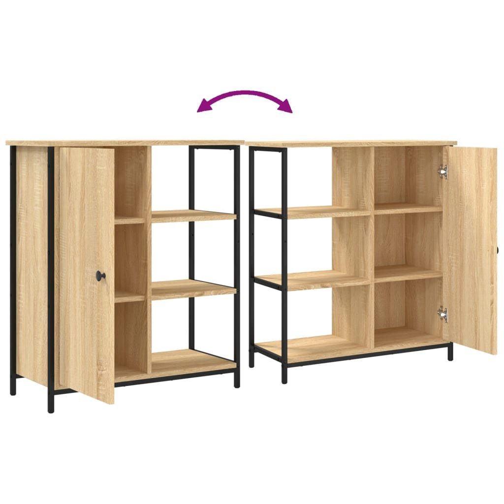 vidaXL Sideboard Sideboard Sonoma-Eiche 70x30x80 cm Holzwerkstoff (1 St)