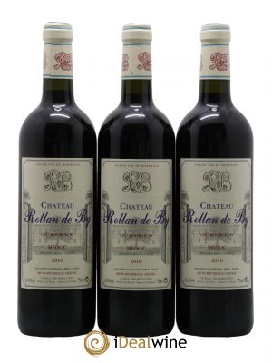 Château Rollan de By Cru Bourgeois  2010 - Lot de 3 Bouteilles