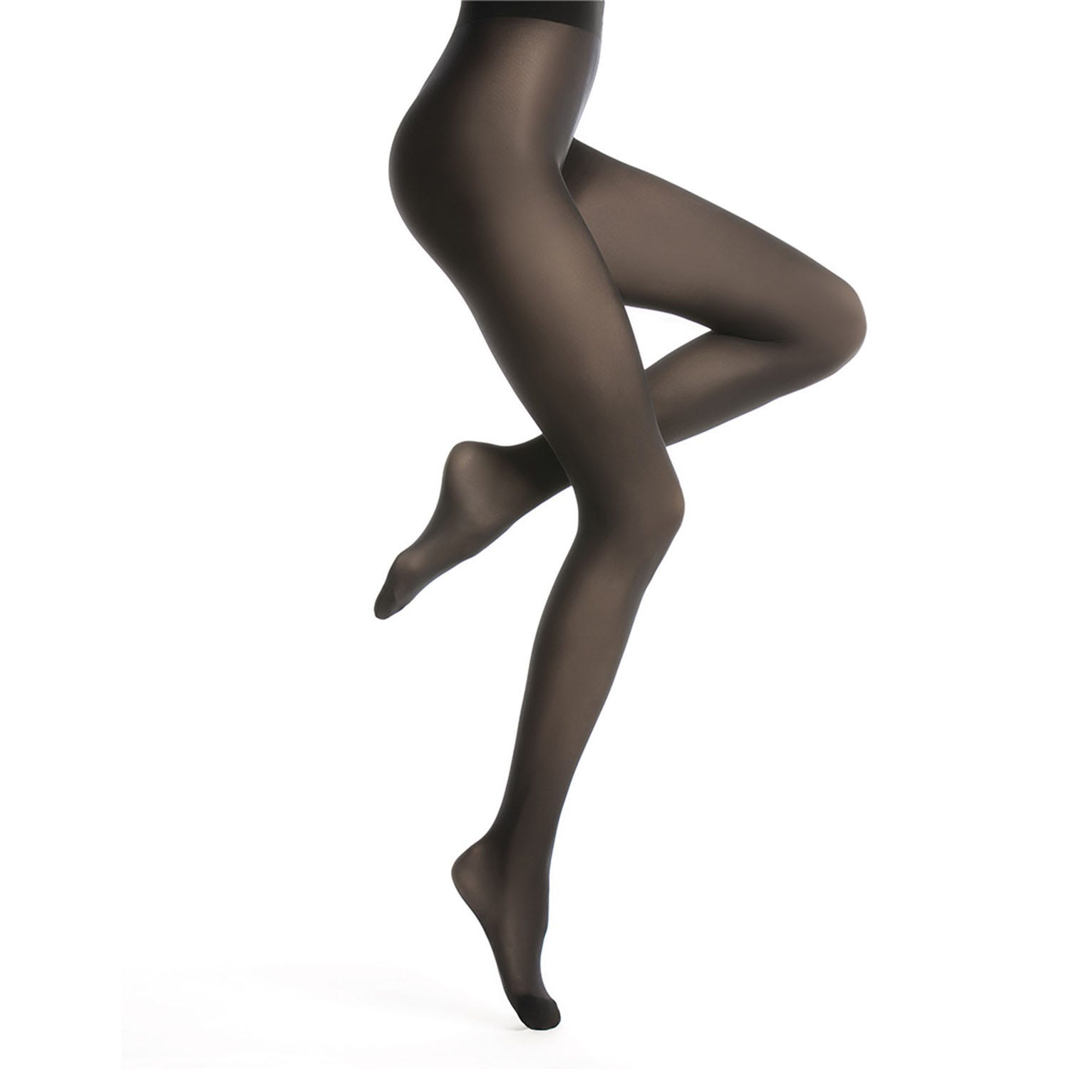 Collants BLEU FORET noir velouté 30 deniers T1-S