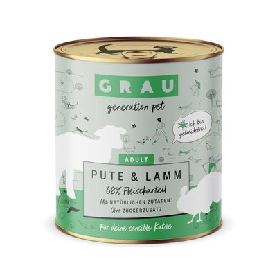 GRAU Adult Getreidefrei 6 x 800 g