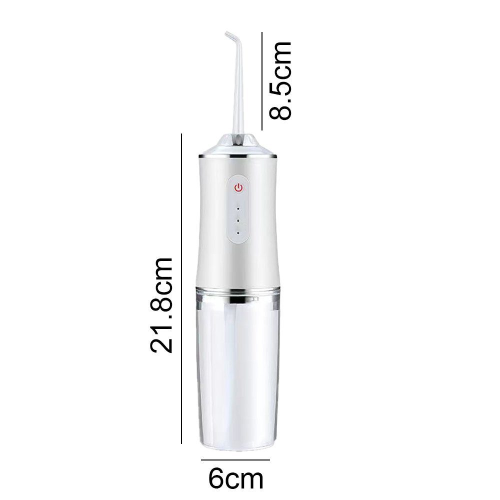 Devenirriche Munddusche Kabellos Elektrische Wasser Flosser IPX7 Wasserdicht USB Aufladen