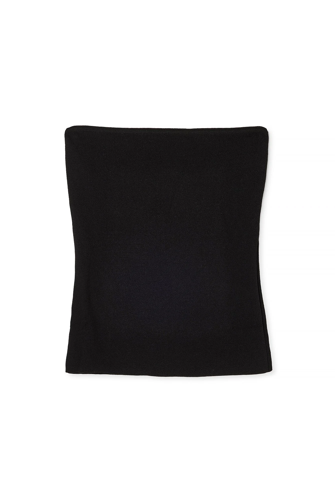 Knitted Slit Detail Tube Top