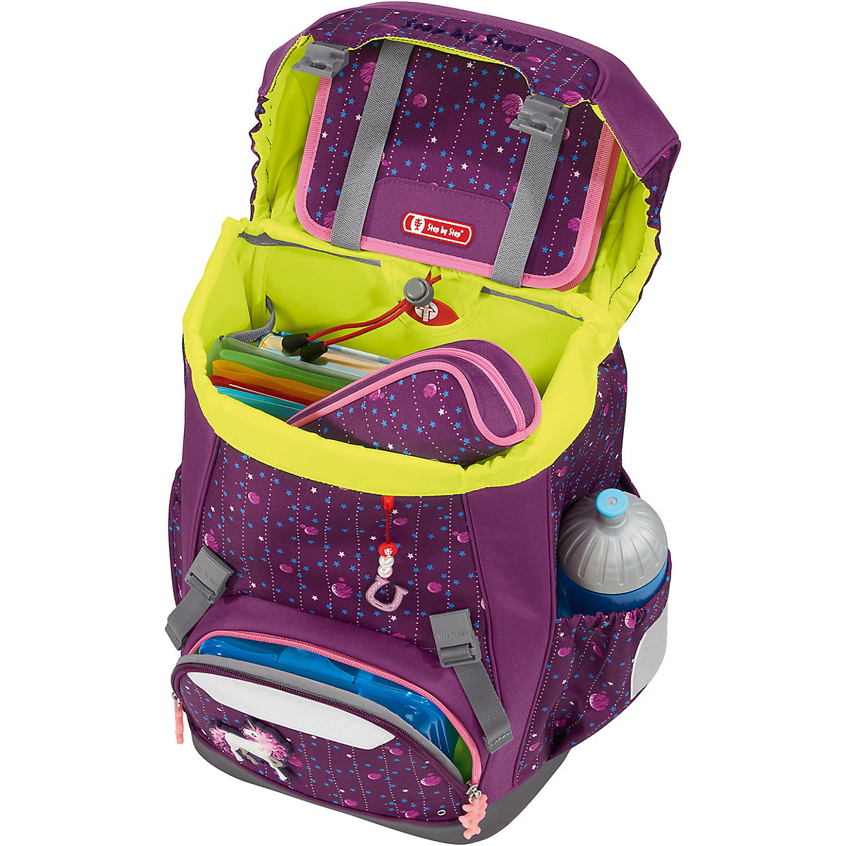 Schulrucksackset GIANT Dreamy Unicorn Nuala, 5-tlg. (2023)