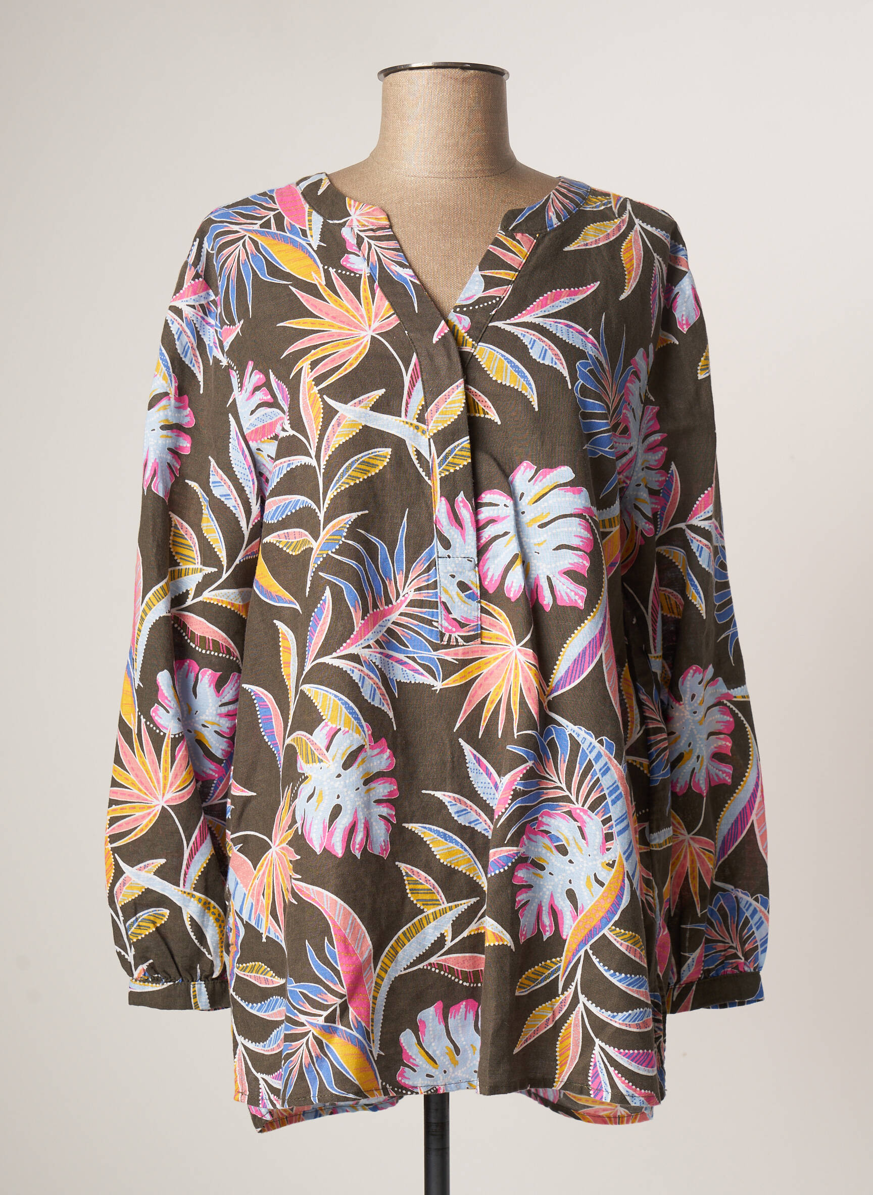 Street One Tuniquemanchelongue Femme couleur marron