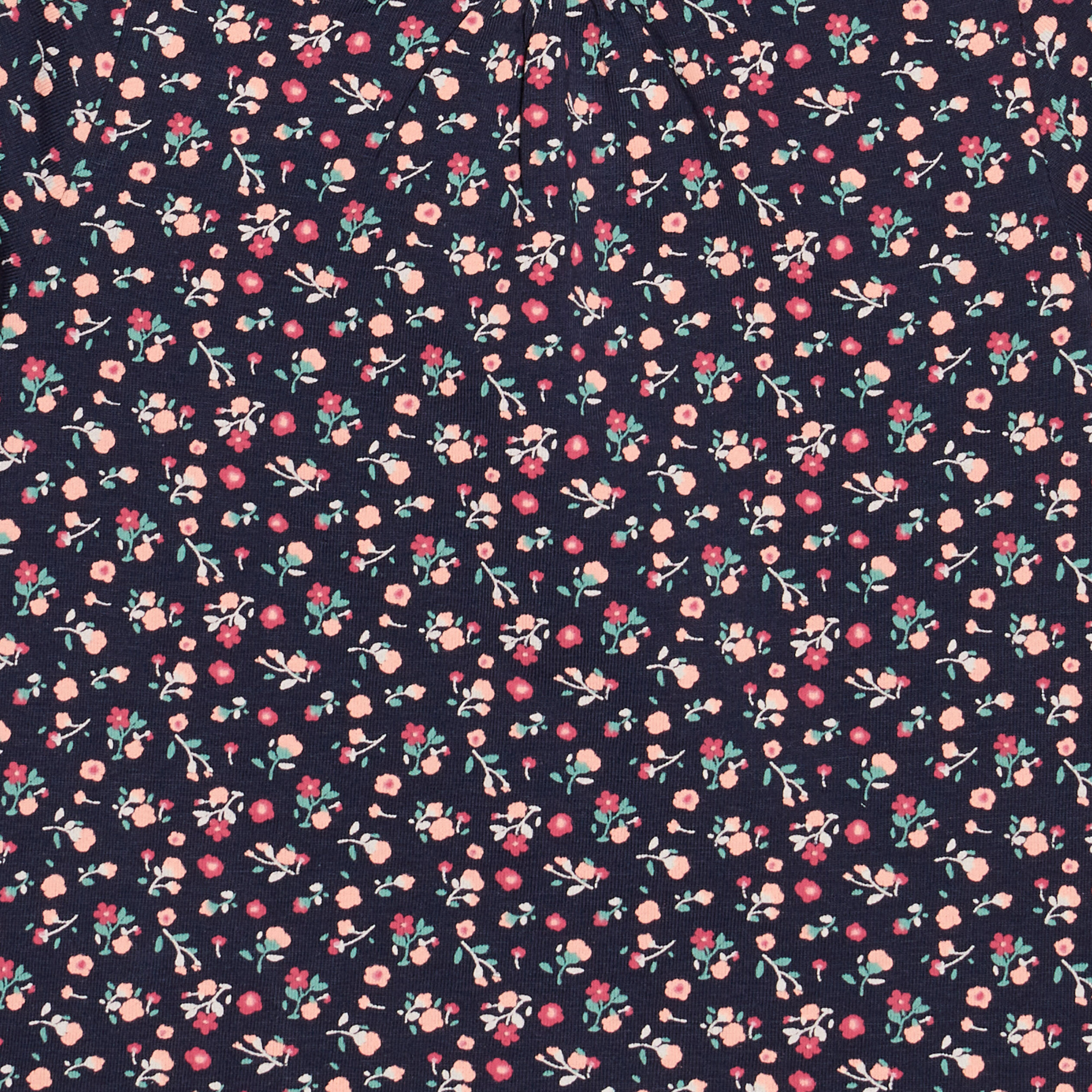 T-shirt manches longues bleu marine bébé fille | La Halle