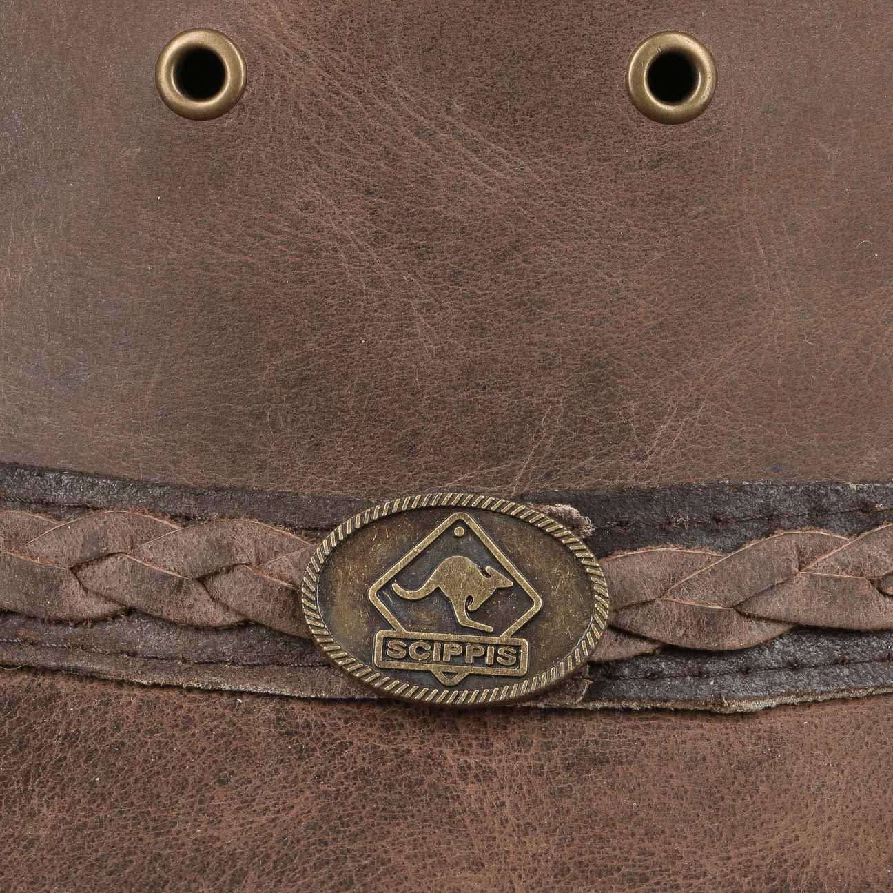 Scippis Outdoorhut (1-St) Lederhut mit Kinnband