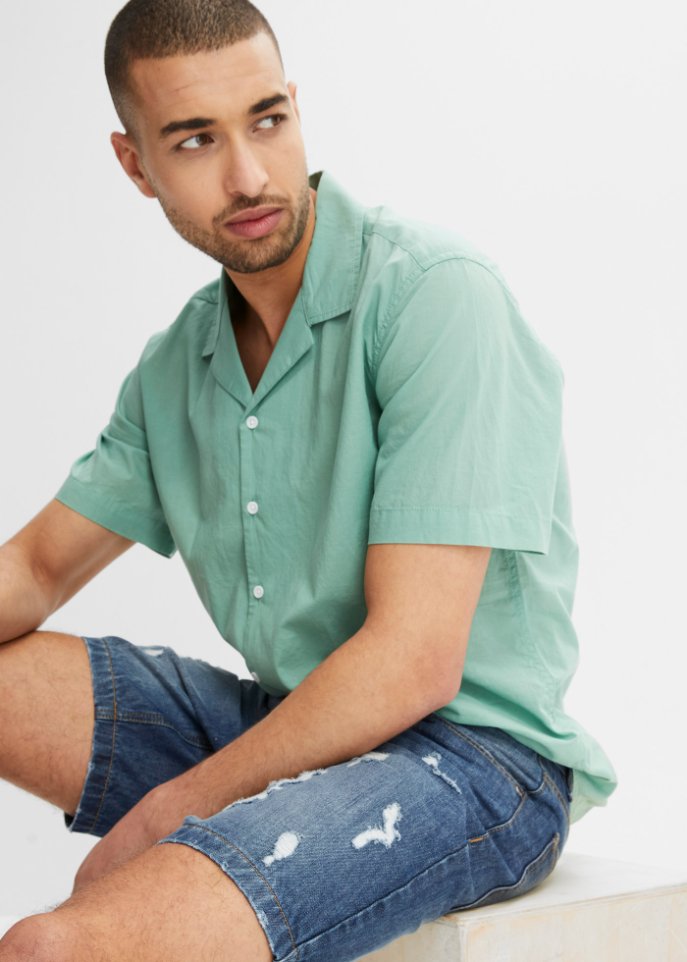 Long-Jeans-Shorts, Loose Fit