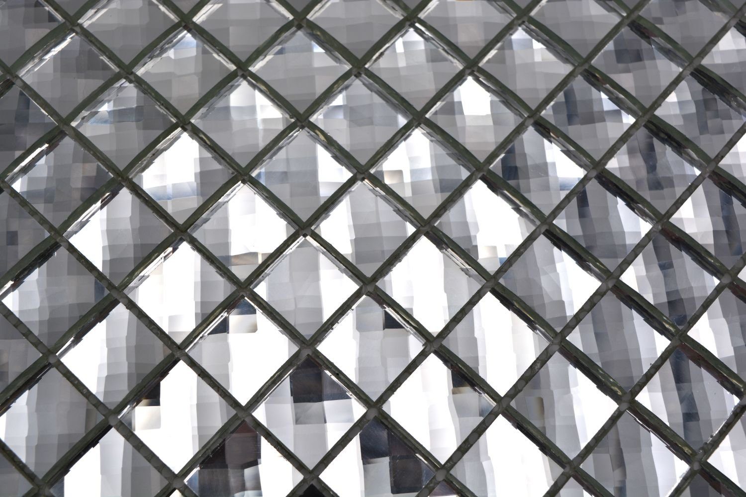 Mosani Mosaikfliesen Glasmosaik Crystal Mosaikfliesen kristall glänzend / 10 Matten