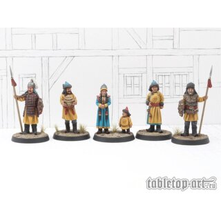 Townsfolk Miniatures - Trader Family (6)