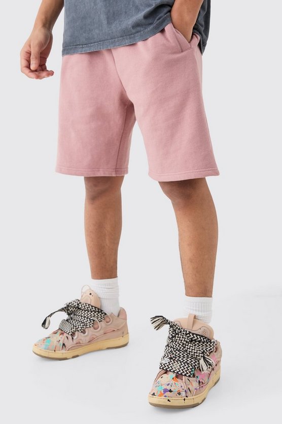 Lockere mittellange Shorts