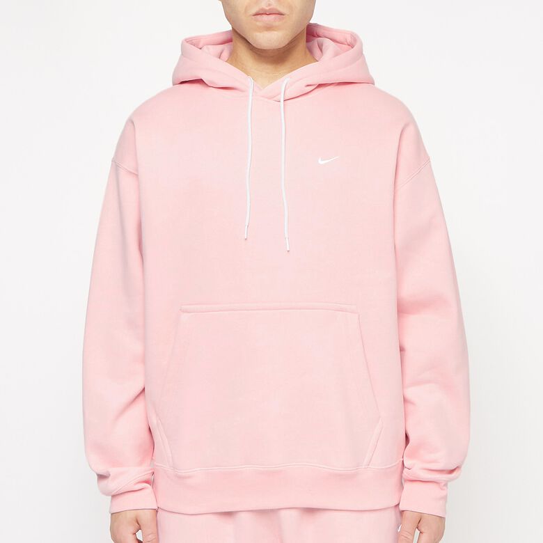 NIKE NRG Solo Swoosh Fleece Hoodie bleached coral/white