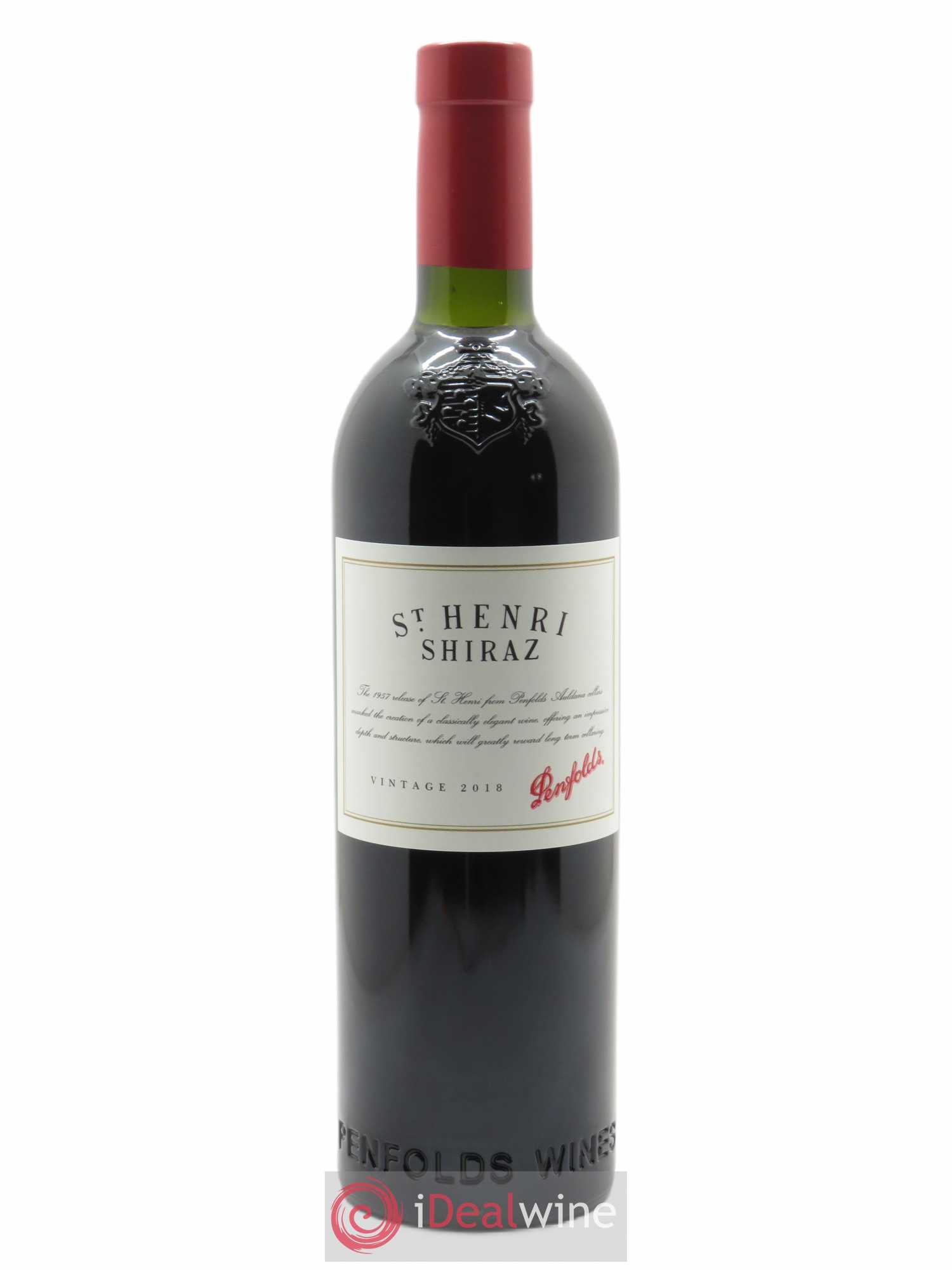 South Australia Penfolds Wines Saint Henri Shiraz  2018 - Lot de 1 Bouteille