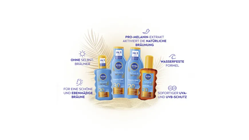 NIVEA SUN Schutz Bräune Öl LF30 200 ml