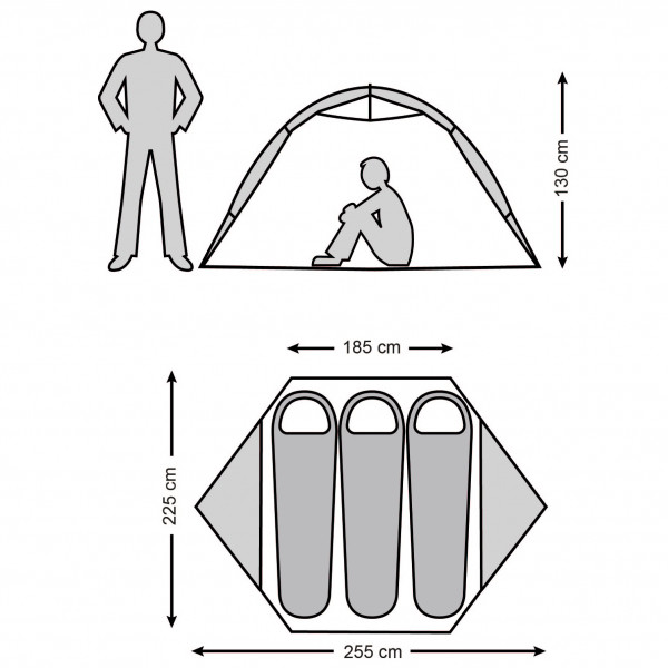 Stoic - Njavve 3P Tent - 3-Personen Zelt