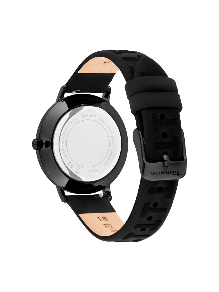 Tamaris Armbanduhr in schwarz günstig kaufen onesize
