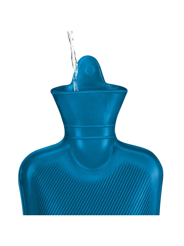 relaxdays Wärmflasche in Blau - 1 Liter günstig kaufen onesize