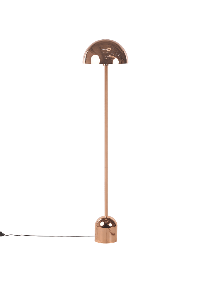 Beliani Stehleuchten MACASIA in Kupfer/Weiß/Schwarz - (W) 35 x (H) 158 x (L) 35 cm günstig kaufen onesize