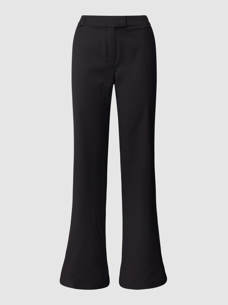 Hose mit seitlichen Eingrifftaschen in schwarz