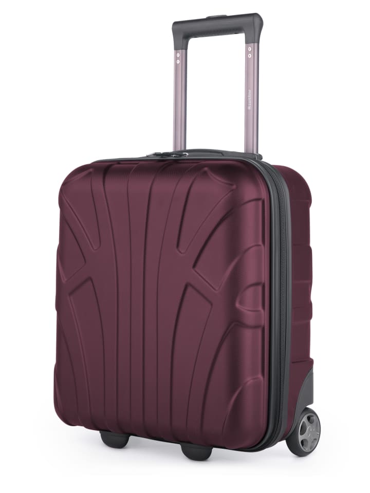 suitline Handgepäck EasyJet Koffer 45x36x20 Freigepäck 30 L in Burgund günstig kaufen S