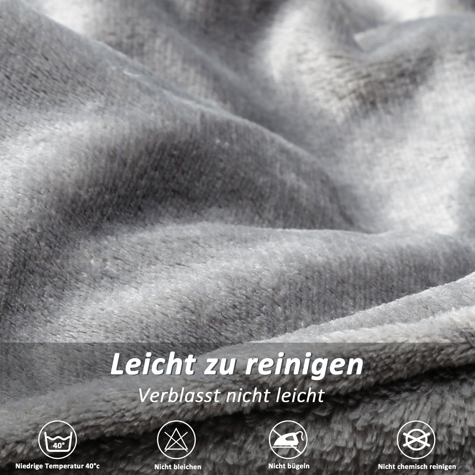 Wohndecke Kuscheldecke Wohndecke Decke Felldecke Fleecedecke Super weich, Gimisgu