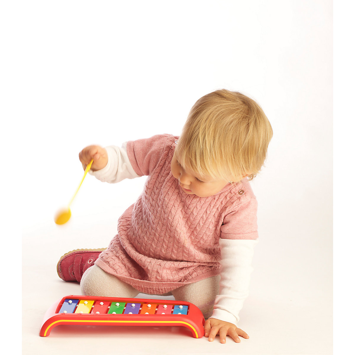 Musik für Kleine: Kinder-Glockenspiel (8 Klangplatten C bis C, diatonisch)