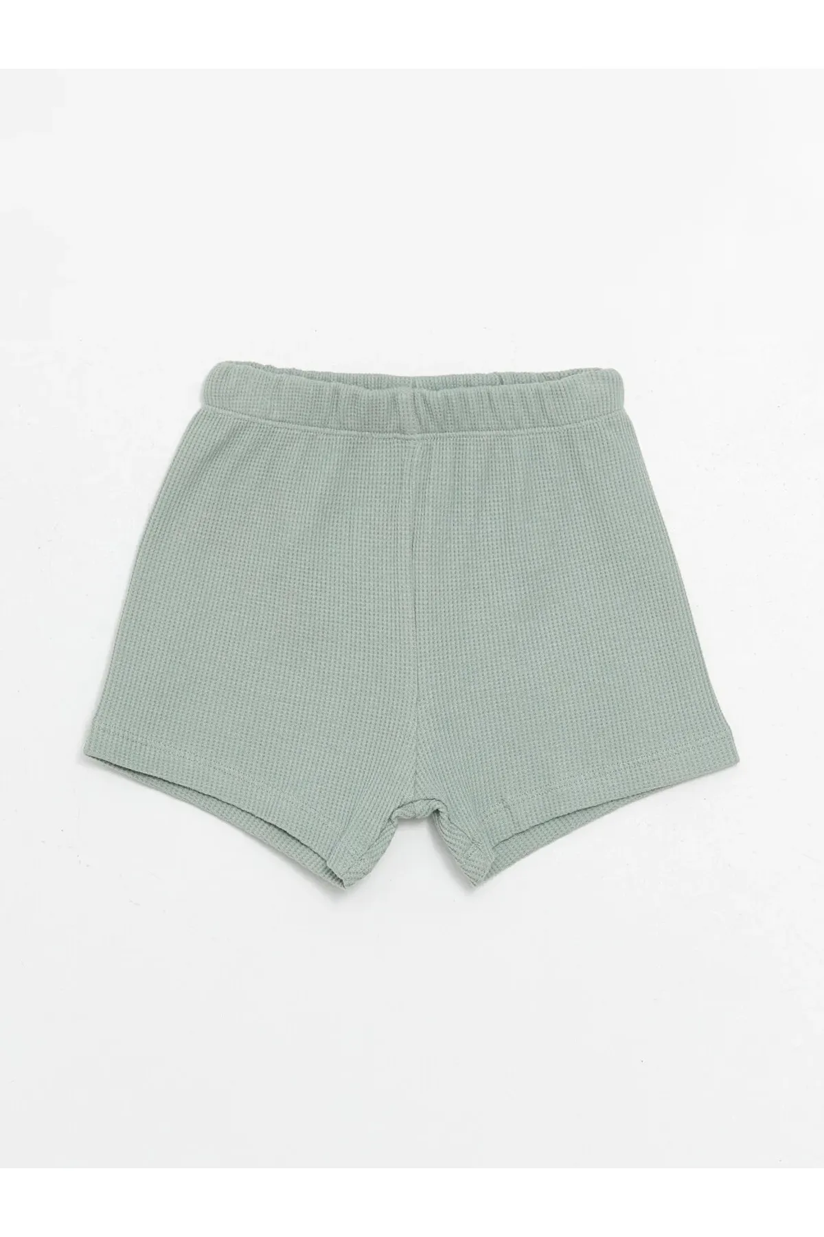 LC Waikiki  LCW ECO Baby-Schlafanzug-Set mit Rundhalsausschnitt, kurzen Ärmeln und Shorts