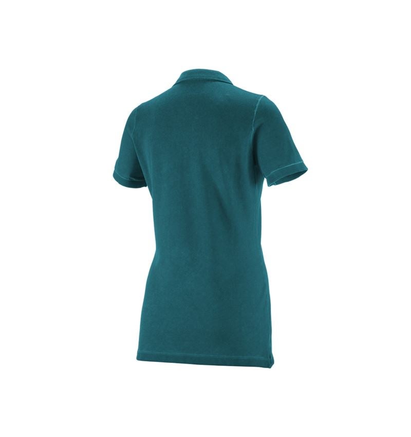 e.s. Polo-Shirt vintage cotton stretch, Damen