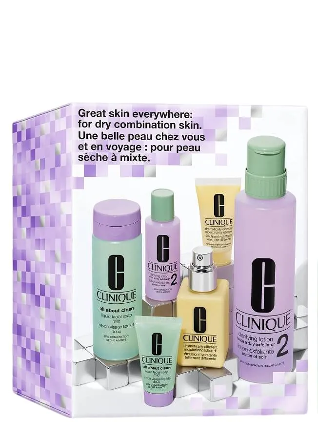 Clinique Great Skin Everywhere gaveæske til tør hud