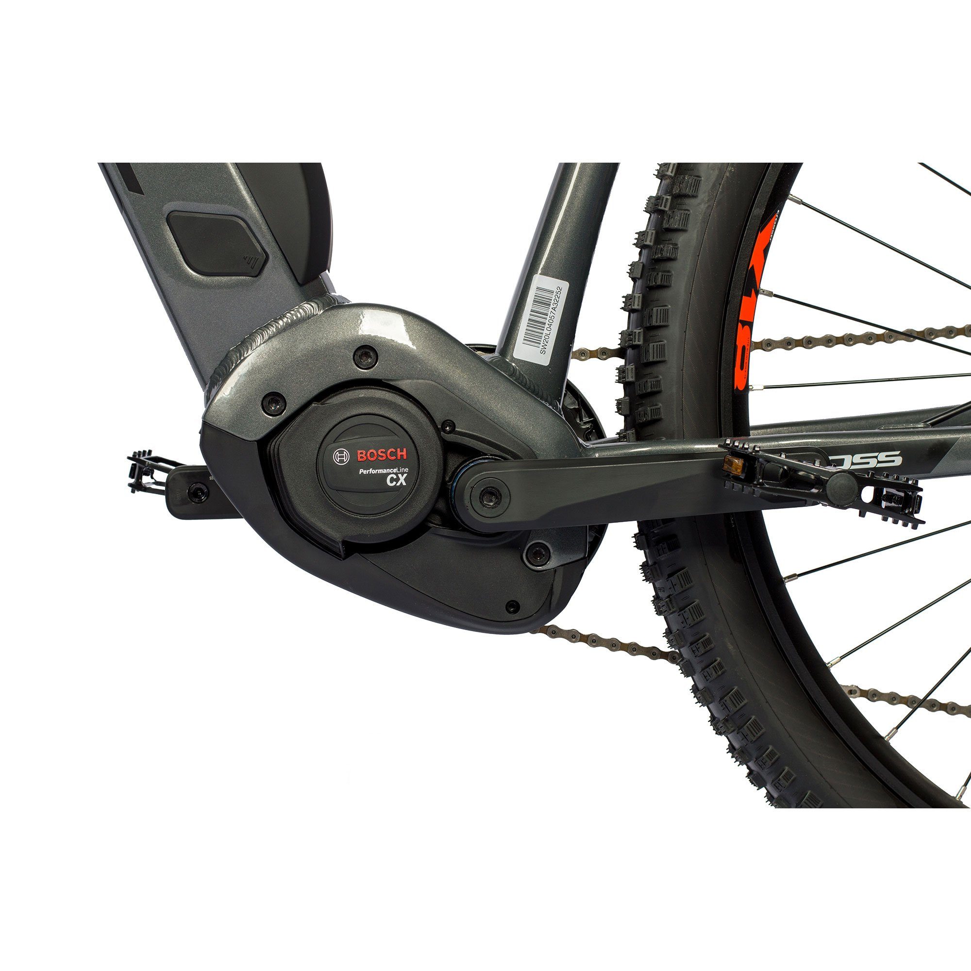Airtracks E-Bike 29 Zoll E-Bike MTB BOSCH Performance Line CX Gen 4 500 Wh STREAMER, 12 Gang, Kettenschaltung, Mittelmotor, 500,00 Wh Akku, SRAM RD SX EAGLE - 47cm 52cm