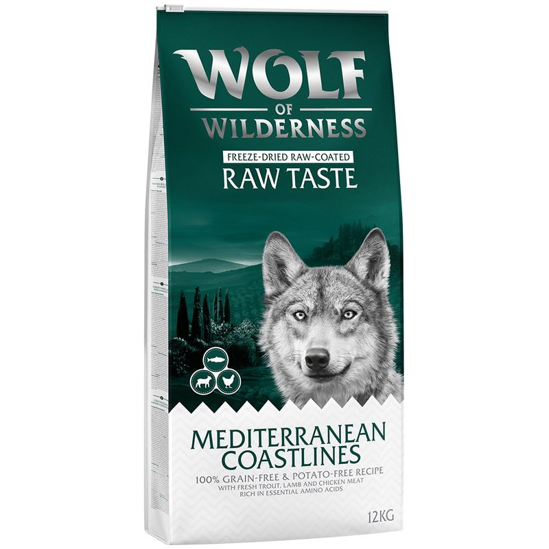 Sparpaket Wolf of Wilderness 'RAW TASTE' 2 x 12 kg