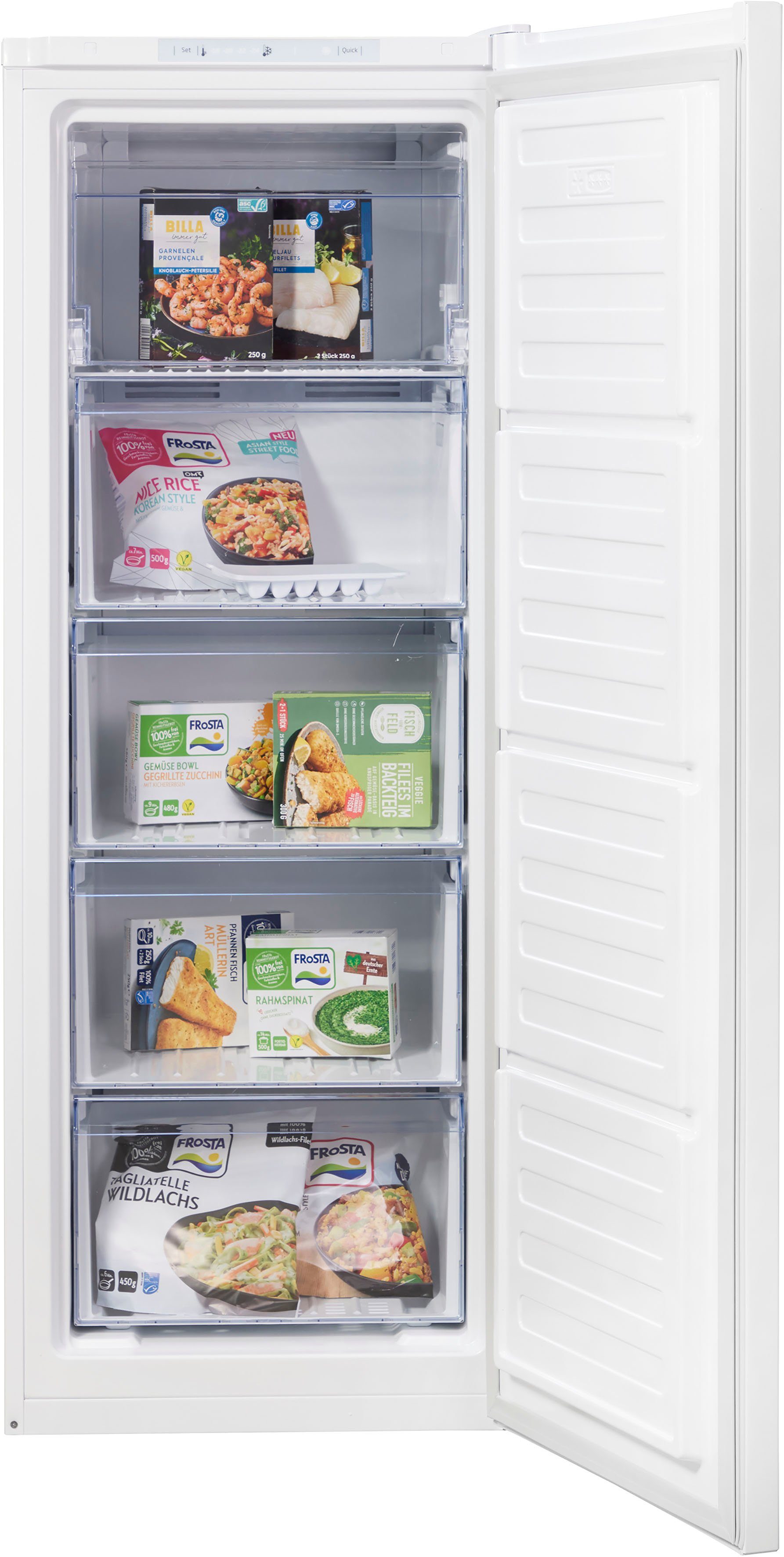 BEKO Gefrierschrank RFNM200E40WN, 145,7 cm hoch, 54 cm breit