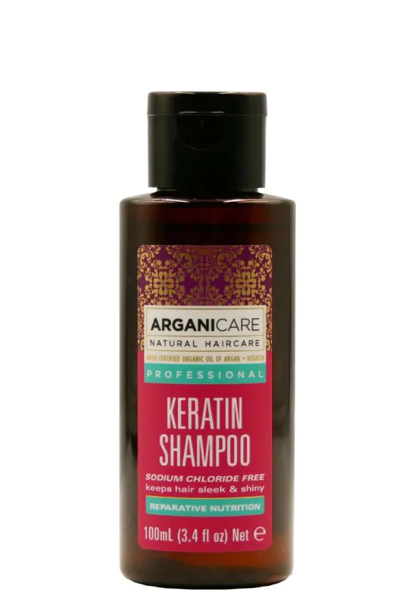 Arganicare Keratin šampon za kosu, putna veličina 100 ml