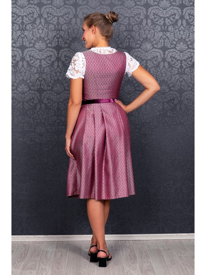 Edelnice Midi Dirndl Juliette in lila günstig kaufen