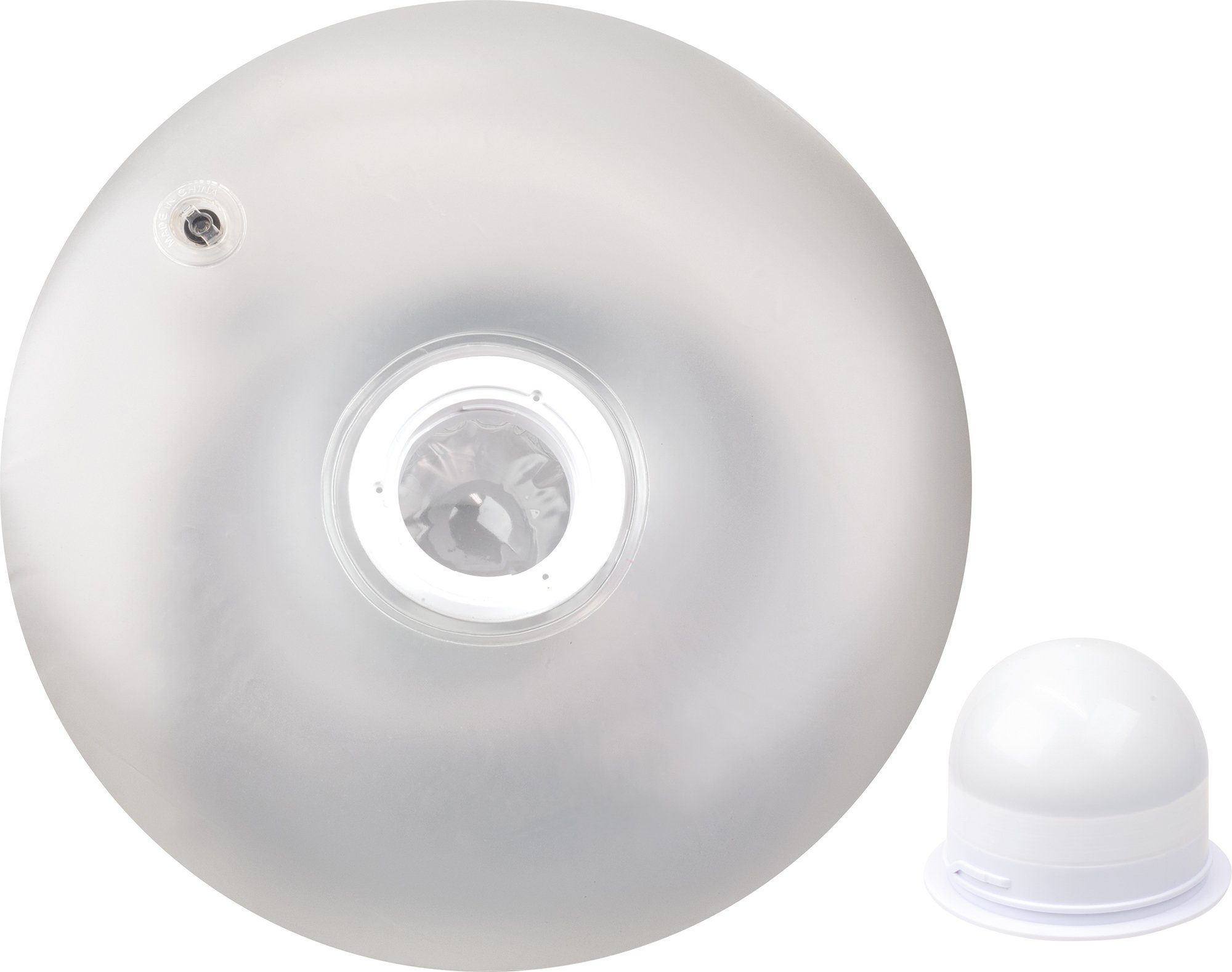 Schwaiger Gartenlounge-Hocker 660180 (Outdoor-Sitzhocker, als Sitzhocker oder Fußablage geeignet), aufblasbar, LED Beleuchtung