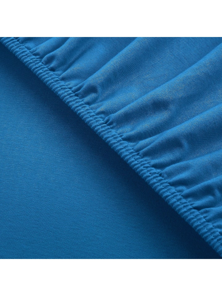 UNCOVER BY SCHIESSER Edeljersey Spannbettlaken New Jersey in Royalblau günstig kaufen